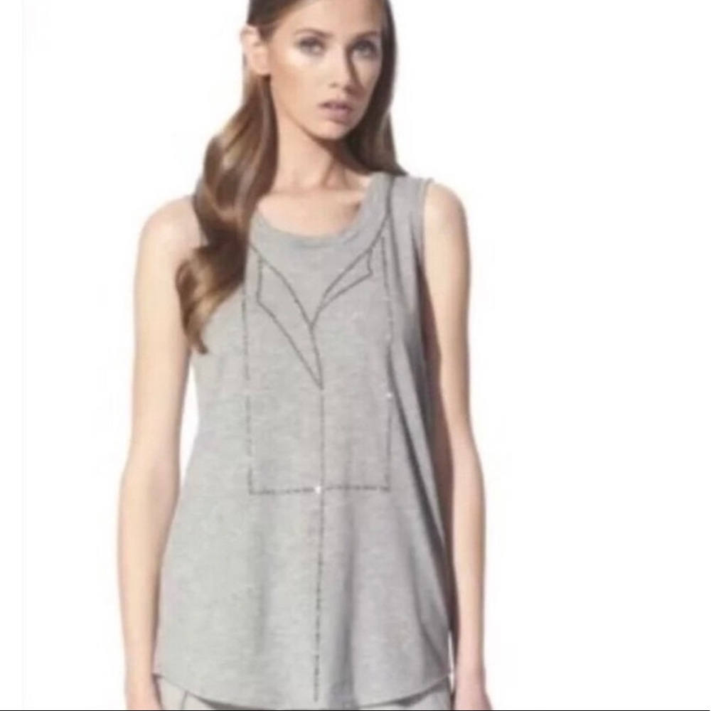 3.1 PHILLIP LIM x TARGET Studded Grey Tank Top XS